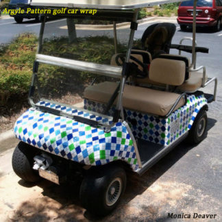 Argyle Blue Green