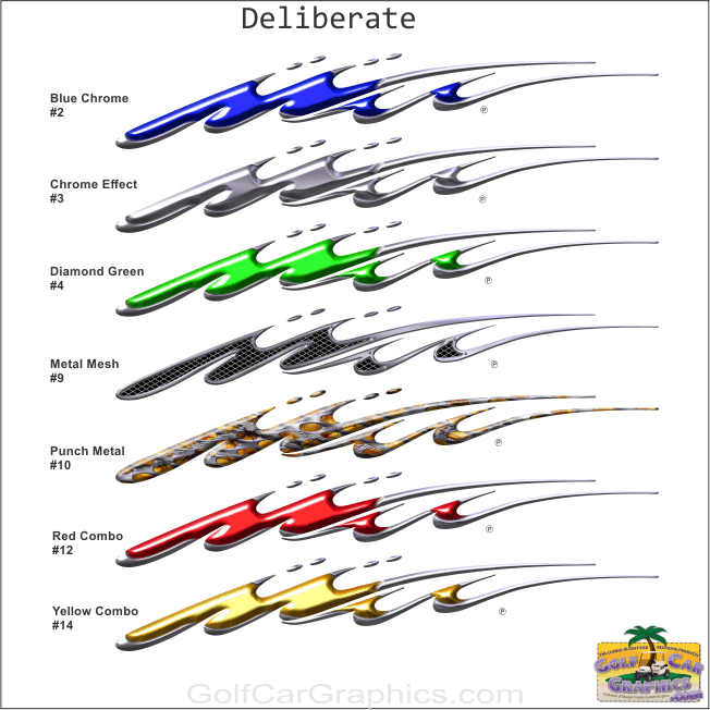 deliberate color chart