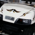 Eagle Fly's golf car decal with cosmic decal kit