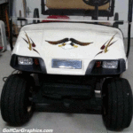 Eagle Fly's golf car decal design