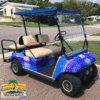 Moon-Palm-Blue full body golf car wrap