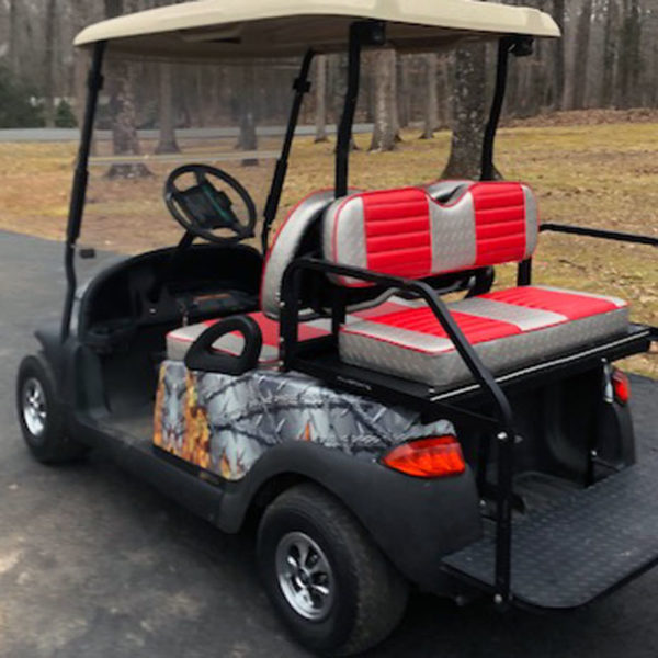 do it yourself golf car wrap Flaming Barbwire wrap kit