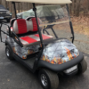 Flaming Barbwire golf car wrap kit