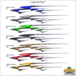 launcher golf car graphics color chart