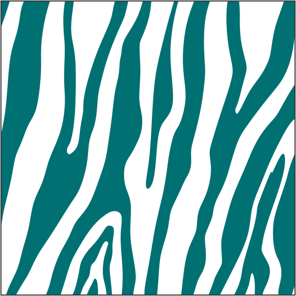 Zebra Stripes Teal