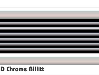 G1 3D Chrome Billitt Grill Decal Golf Car Graphic Kit