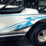 Cirrus 2 Color Decal Golf Car Graphic