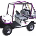 golf cart graphic decal design dagger