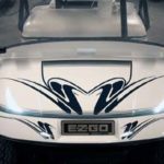 Double 8pc golf car decal design