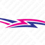 vinyl graphic lightning