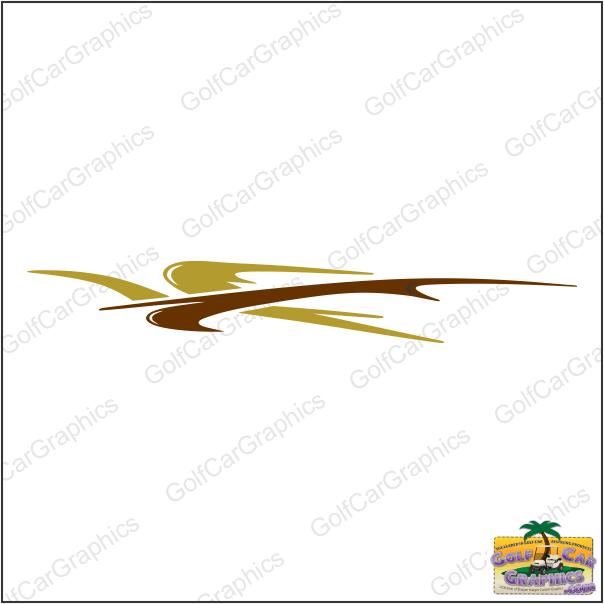 Cosmic B15 golf car decal design