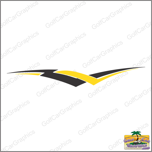 Ice B16 golf car decal design