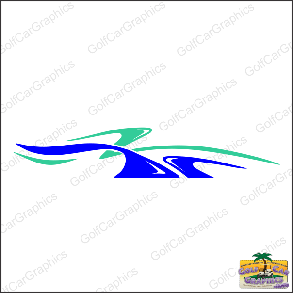 Cirrus B2 golf car decal kit