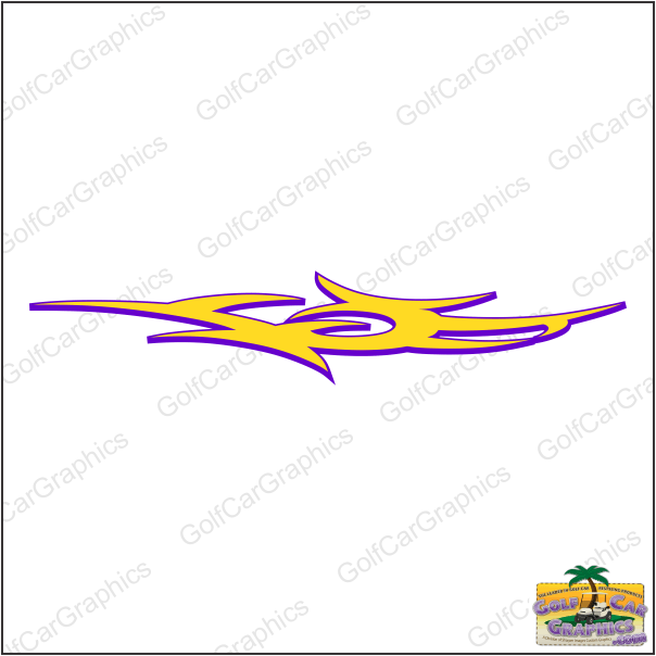 Razon B26 golf car decal design