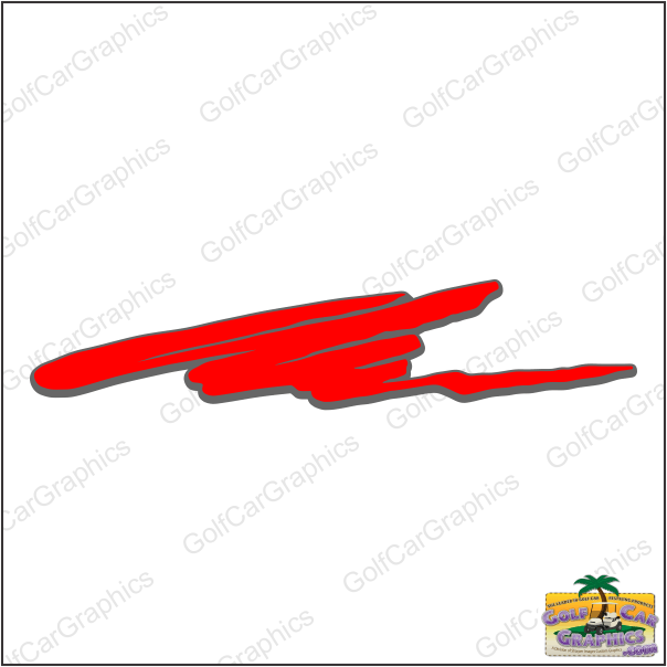 Splasher B27 golf car decal design