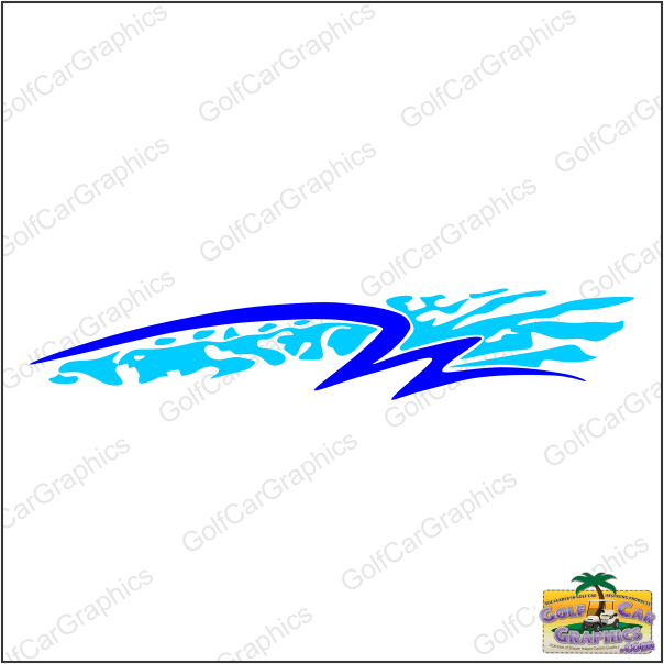 Sweep B37 golf car decal design