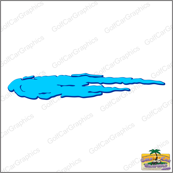 Comet B46 golf car decal graphic