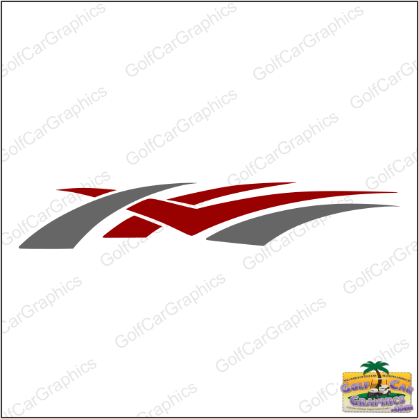 Singer B47 golf car decal design