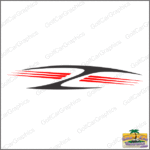 Aurora golf car decal design two