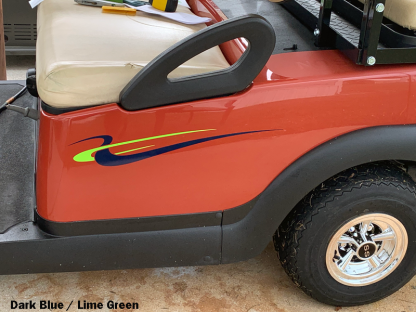 Rusher-B11 Dark Blue - Lime Green