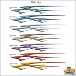 Color Chart for Daisy golf car decal