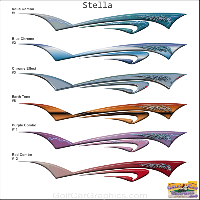 A1100 Stella color chart