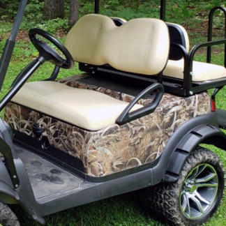 BushWolf-Grassland golf cart wrap camo