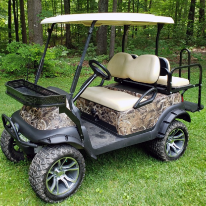BushWolf-Grassland full golf car wrap