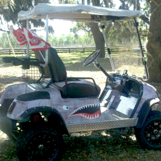Dirty-Air-Craft-Metal-golf-car-wrap