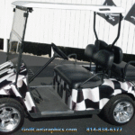 Full body wrap in waving checker flag