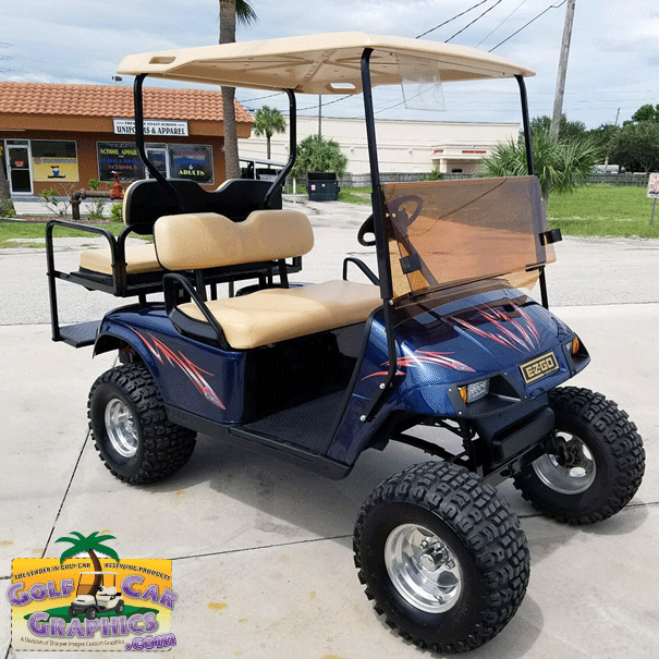 Raven Style golf car graphics ki