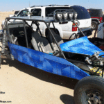 Buggy wrap Riveted-Metal-Blue