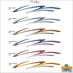 tinky color chart golf car decal