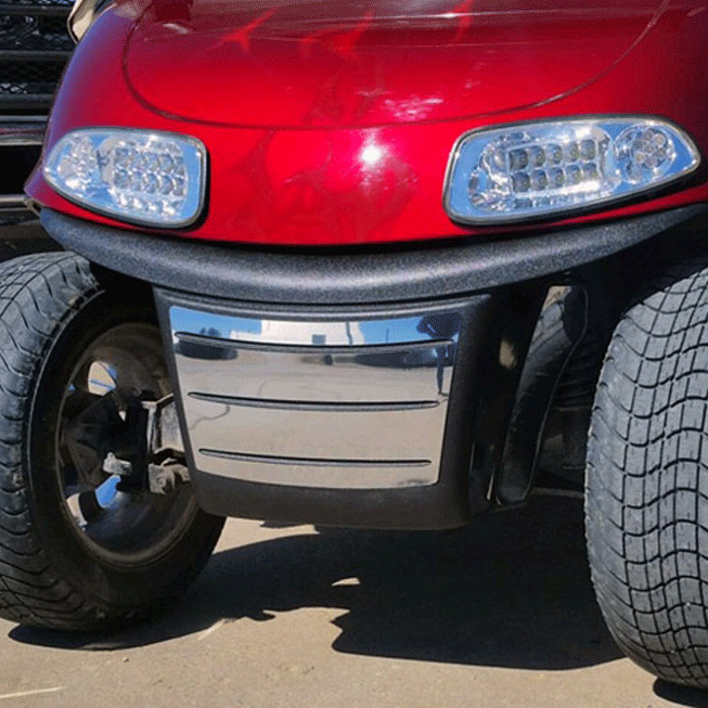 EZGO RXV 5pc Chrome Front Bumper Kit-2016+