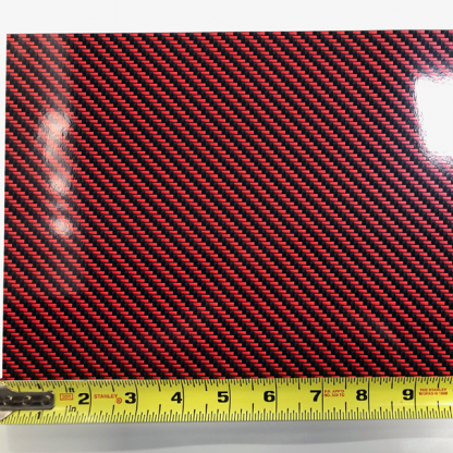 Deep-Red-Black-carbon fiber pattern