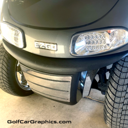 EZGO-RXV-Chrome-Bumper-Accent-Overlay-Kit-for-2016-2023-RXV-Models