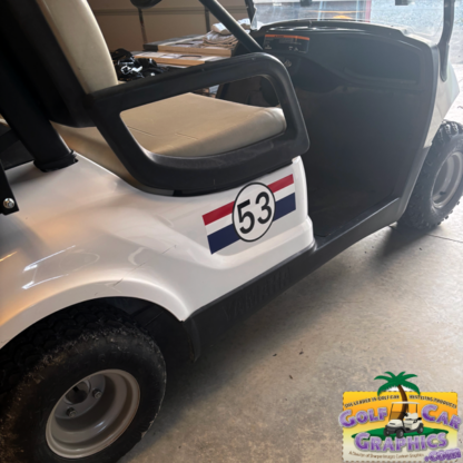Golf-Cart-Graphic-Decal-set-Herby-53-Universal-Fit-golf-cart