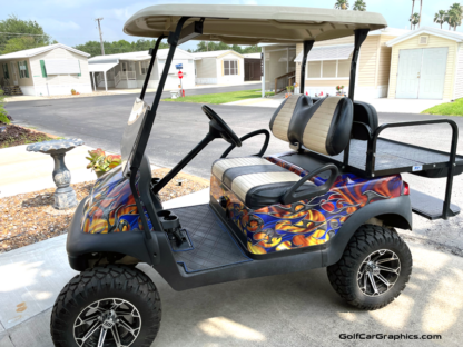 Tribal-Stone-Blue-full-body-golf-cart-wrap-kit
