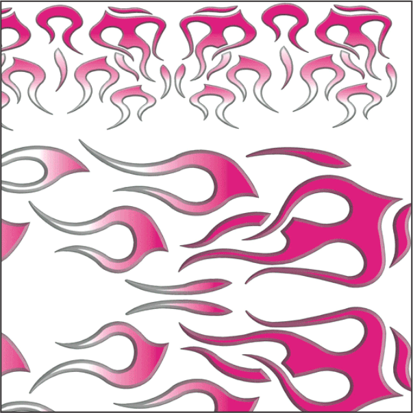 FCL21 Pink White Fade