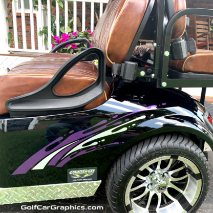 golf-car-decal-set-8-piece-Splat-on-the-Go-Purple-and-Silver-combination