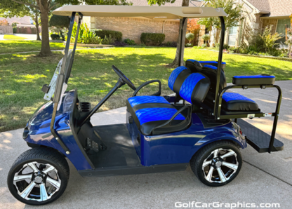 Blue-Dark-Indigo-Gloss-full-body-wrap-for-standard-size-golf-carts