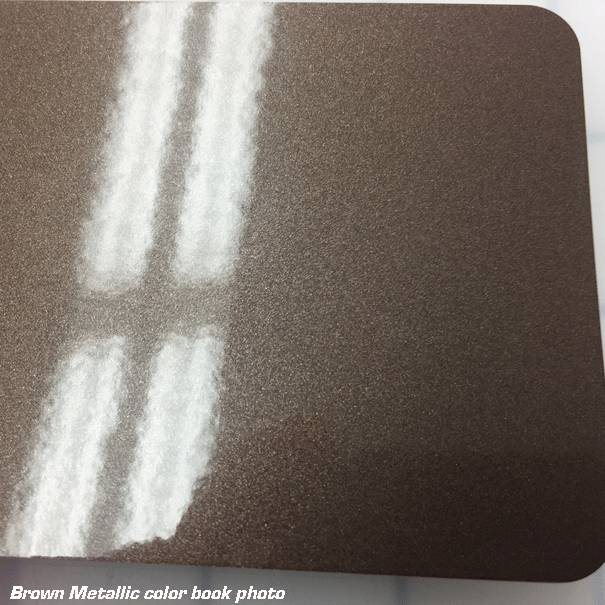 Brown-metallic golf car wrapping film
