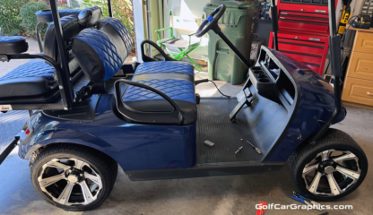 Full-Body-Golf-Cart-Wrap-Dark-Blue-color