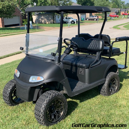Golf cart wrap Matte-Back