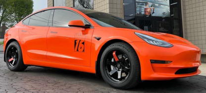 Orange-gloss-wrapping film