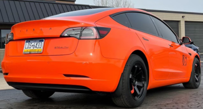 Orange-gloss-wrapping film