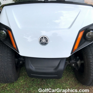 Gloss White Yamaha golf cart