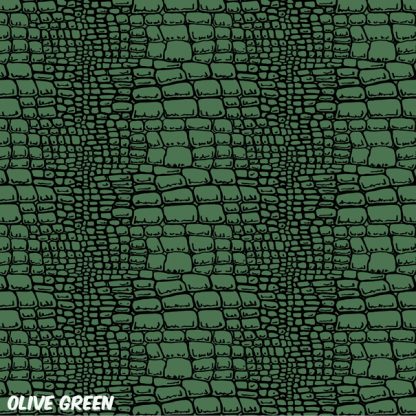 Alligator Skin Olive Green golf cart wrap pattern