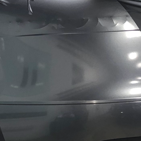 Gray Metallic Racite Gloss golf car wrapping film additional metal flake.