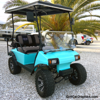 Satin-Teal-full-body-golf-car-wrap